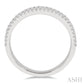 1/3 Ctw Round Diamond Wedding Band in 14K White Gold