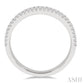 1/3 Ctw Round Diamond Wedding Band in 14K White Gold