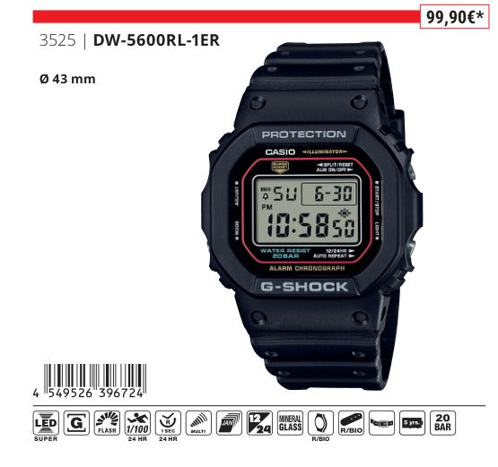 Casio Casio DW-5600RL-1