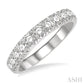 3/4 Ctw 11 Stone Round Cut Diamond Wedding Band in Platinum