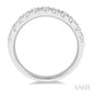 3/4 Ctw 11 Stone Round Cut Diamond Wedding Band in Platinum