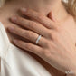 1 Ctw Channel Set 11 Stone Round Cut Diamond Wedding Band in 14K White Gold