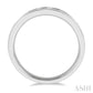 1 Ctw Channel Set 11 Stone Round Cut Diamond Wedding Band in 14K White Gold