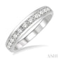 1/2 Ctw Channel Set 11 Stone Round Cut Diamond Wedding Band in Platinum