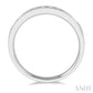 1/4 Ctw Channel Set 11 Stone Round Cut Diamond Wedding Band in 14K White Gold