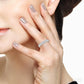 3/4 Ctw Round Cut Diamond Wedding Band in 14K White Gold