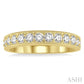 3/4 Ctw Round Cut Diamond Wedding Band in 14K Yellow Gold