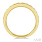 3/4 Ctw Round Cut Diamond Wedding Band in 14K Yellow Gold