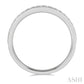 1/3 Ctw Round Cut Diamond Wedding Band in 14K White Gold