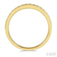 1/3 Ctw Round Cut Diamond Wedding Band in 14K Yellow Gold