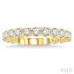 1 Ctw Lattice Round Cut Diamond Wedding Band in 14K Yellow Gold