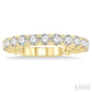 1 Ctw Lattice Round Cut Diamond Wedding Band in 14K Yellow Gold