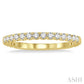 1/4 Ctw Lattice Round Cut Diamond Wedding Band in 14K Yellow Gold