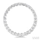 1 Ctw Round Cut Diamond Eternity Wedding Band in 14K White Gold