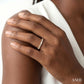 1/5 Ctw Baguette and Round Cut Diamond Stackable Petite Fashion Band in 10K Yellow Gold