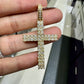 10k yellow gold 3.85ctw Diamond Cross Pendant