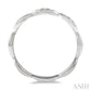 1/10 Ctw Marquise Lattice Round Cut Diamond Stackable Band in 14K White Gold