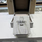1.49 CTW Emerald Cut Three Stone Engagement Ring | 14K White Gold