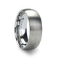 PERSEUS Domed with Brushed Finish Tungsten Band - 2mm - 12mm - 6mm