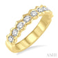 3/4 Ctw Round Cut Diamond Stack Band in 14K Yellow Gold