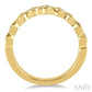 3/4 Ctw Round Cut Diamond Stack Band in 14K Yellow Gold