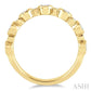 3/4 Ctw Round Cut Diamond Stack Band in 14K Yellow Gold
