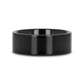 MORPHEUS Flat Black Tungsten Ring - 2mm - 12mm - 8mm