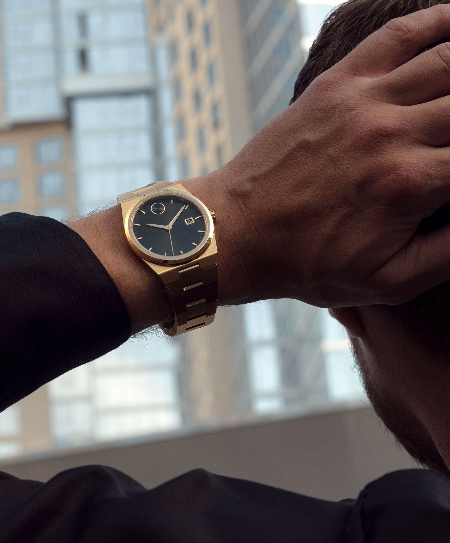 Movado BOLD Quest 3601223 40mm Unisex watch