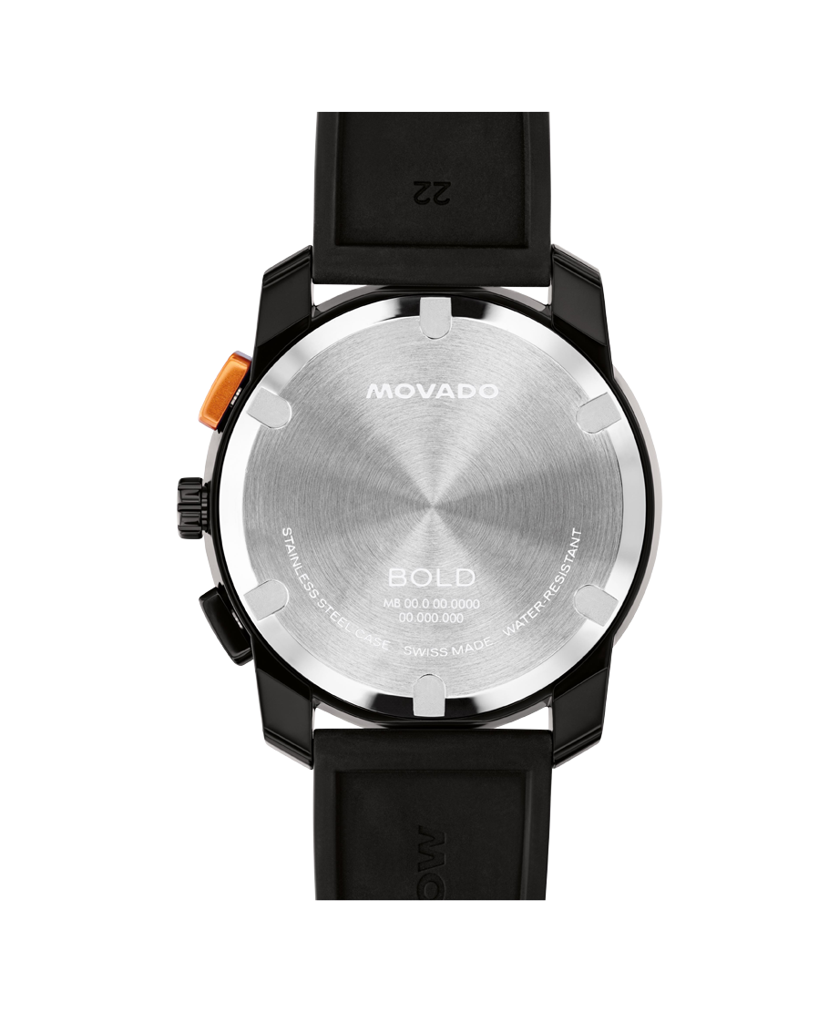 Movado BOLD TR90 Chronograph 3601420 44mm Men watch