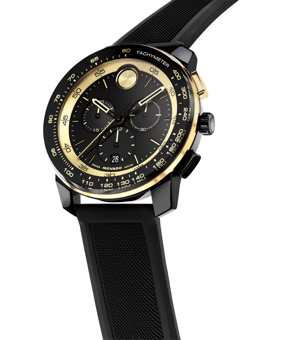 Movado BOLD TR90 Chronograph 3601421 44mm Men watch