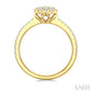 1/2 Ctw Clover Round Cut Diamond Fashion Ring in 14K Yellow Gold