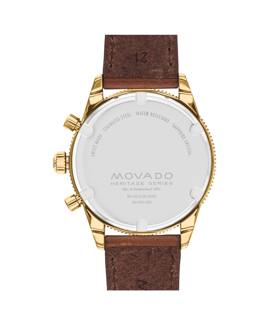 Movado Heritage Calendoplan S Chronograph 3650122 42mm Men watch