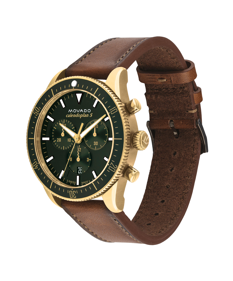 Movado Heritage Calendoplan S Chronograph 3650122 42mm Men watch