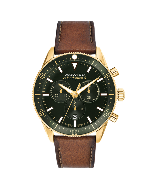 Movado Heritage Calendoplan S Chronograph 3650122 42mm Men watch