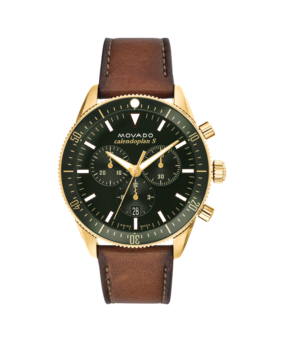 Movado Heritage Calendoplan S Chronograph 3650122 42mm Men watch