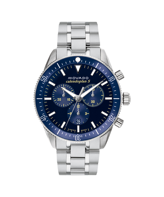 Movado Heritage Calendoplan S Chronograph 3650124 42mm Men watch