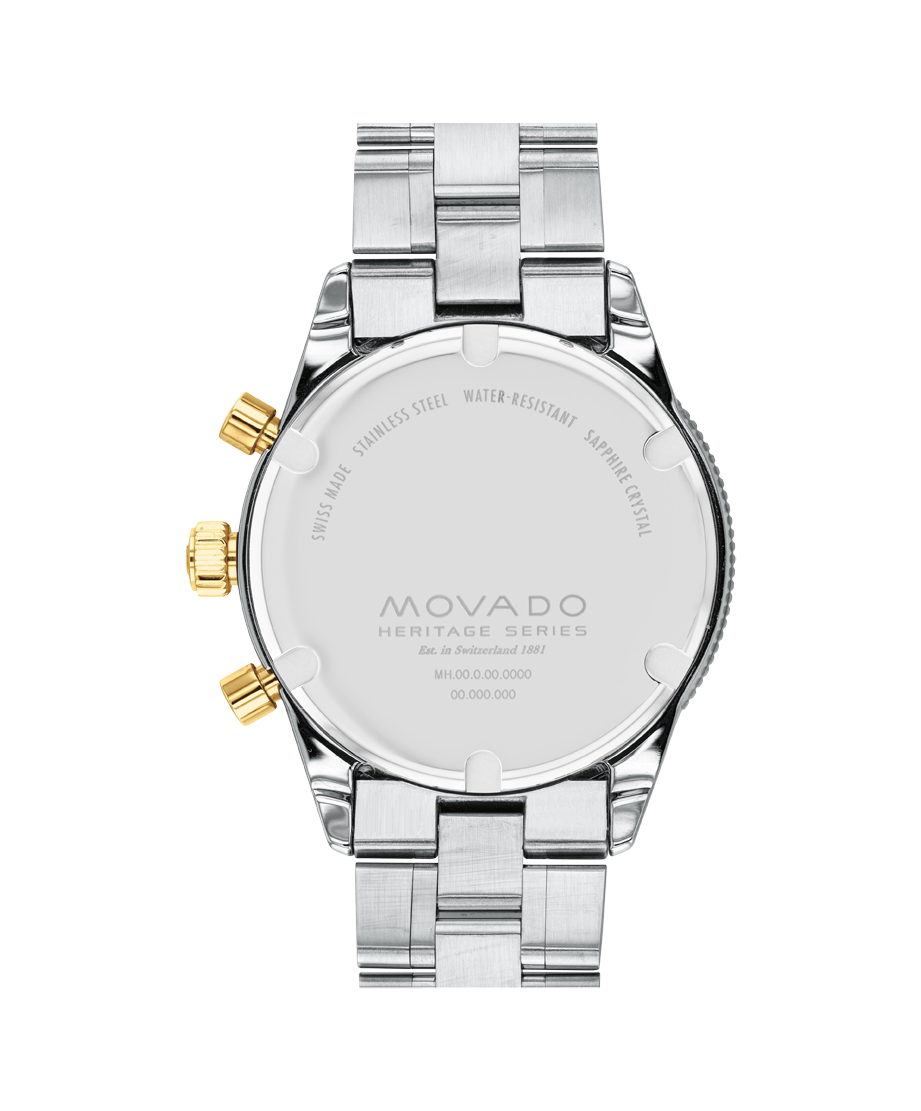Movado Heritage Calendoplan S Chronograph 3650126 42mm Men watch