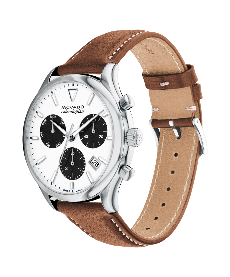 Movado Heritage Calendoplan Chronograph 3650147 43mm Men watch