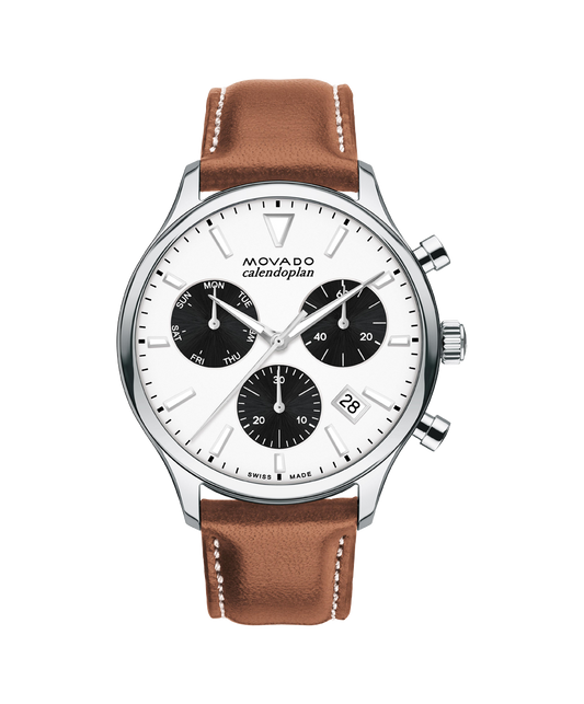 Movado Heritage Calendoplan Chronograph 3650147 43mm Men watch