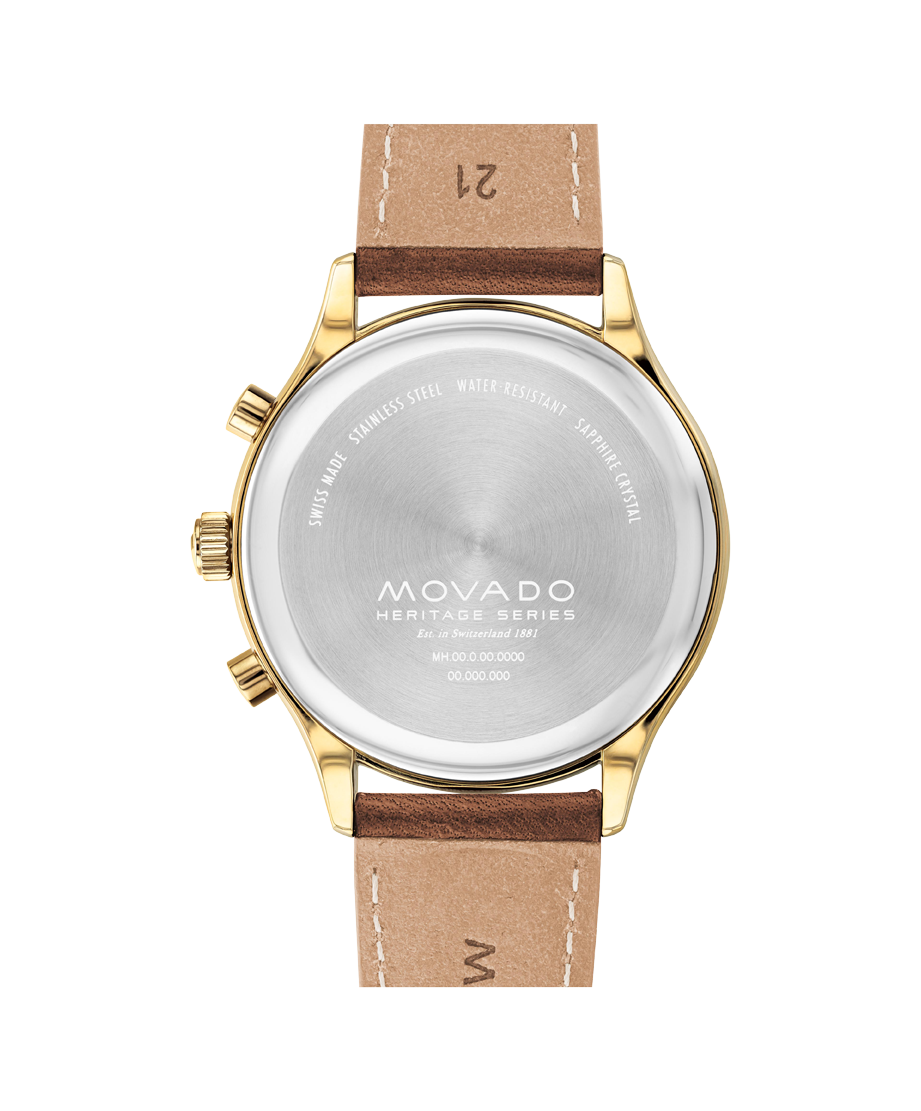 Movado Heritage Calendoplan Chronograph 3650148 43mm Men watch