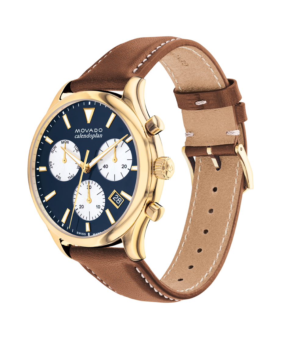 Movado Heritage Calendoplan Chronograph 3650148 43mm Men watch