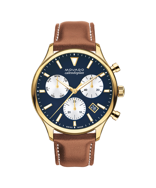 Movado Heritage Calendoplan Chronograph 3650148 43mm Men watch