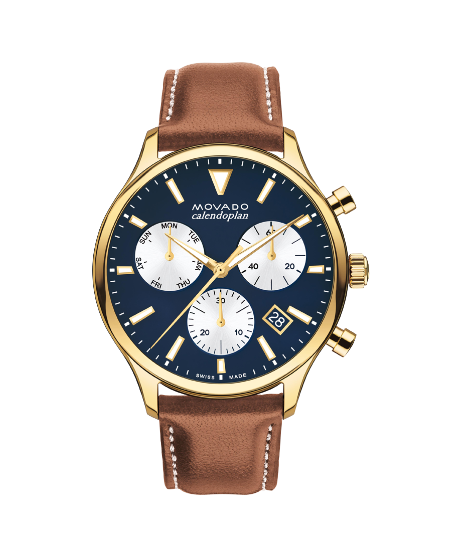 Movado Heritage Calendoplan Chronograph 3650148 43mm Men watch