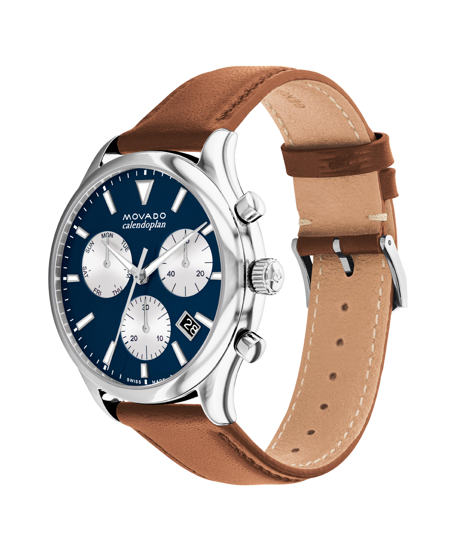 Movado Heritage Calendoplan Chronograph 3650161 43mm Men watch
