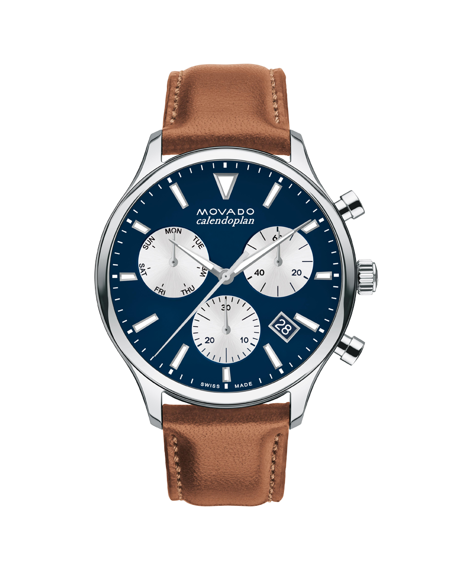Movado Heritage Calendoplan Chronograph 3650161 43mm Men watch
