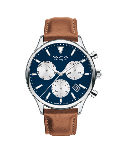 Movado Heritage Calendoplan Chronograph 3650161 43mm Men watch