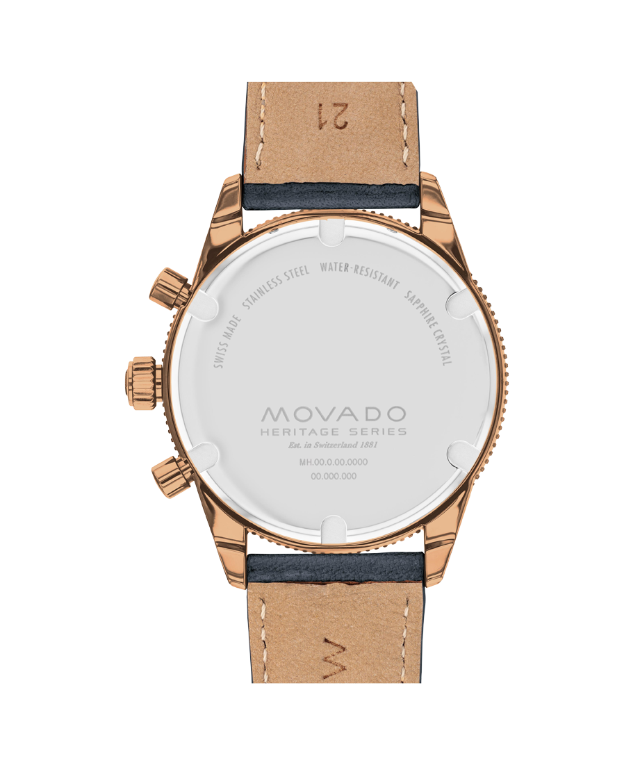 Movado Heritage Calendoplan S Chronograph 3650168 42mm Men watch