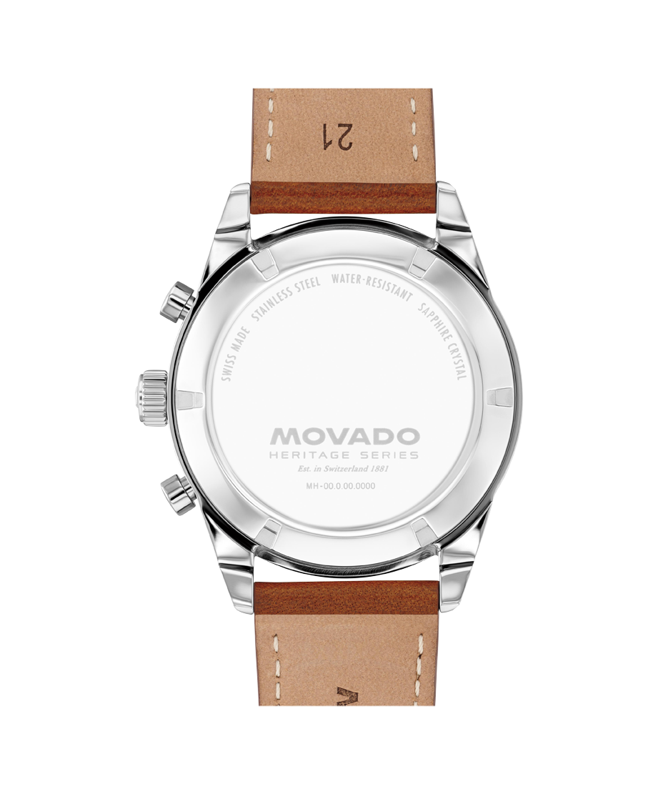 Movado Heritage Calendoplan S Chronograph 3650202 42mm Men watch