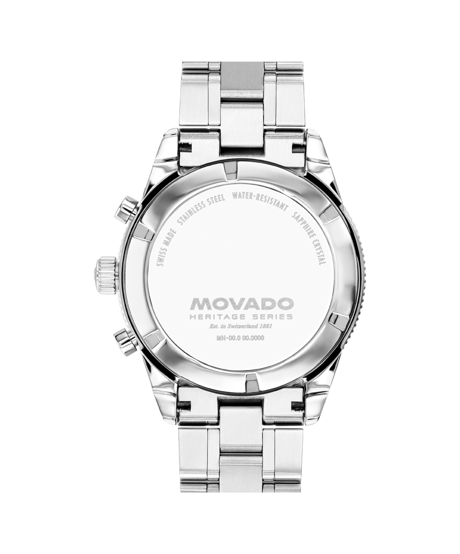 Movado Heritage Calendoplan S Chronograph 3650203 42mm Men watch