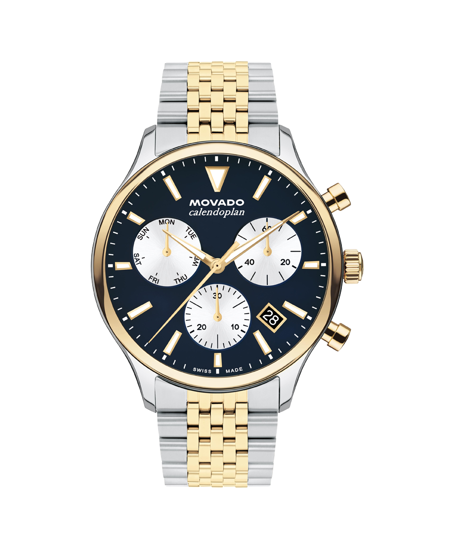 Movado Heritage Calendoplan Chronograph 3650211 43mm Men watch